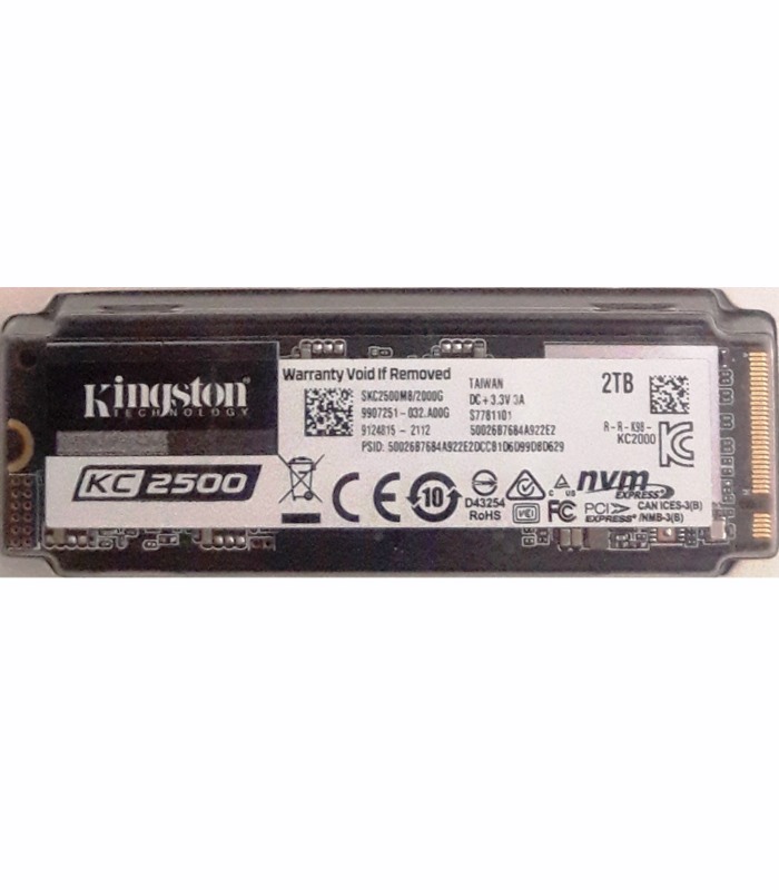  اس اس دی کینگستون مدل KC2500 ظرفیت 2 ترابایت