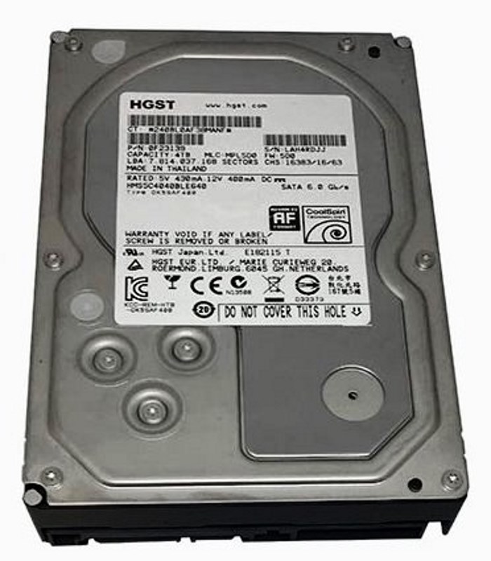هارد دیسک اچ جی اس تی HGST ظرفیت 4 ترابایت (استوک) 