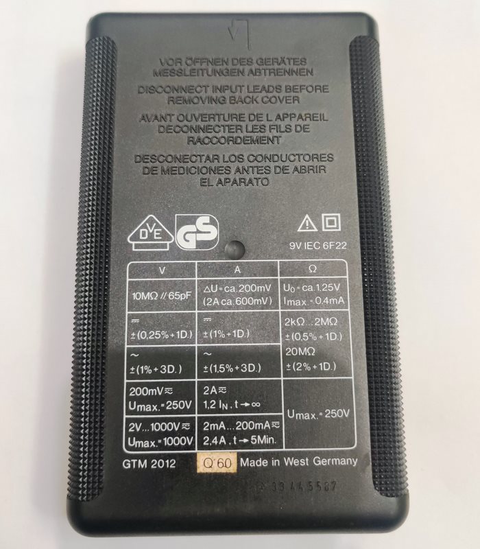  مولتی متر دیجیتال ABB Metrawatt مدل M2012 (استوک)