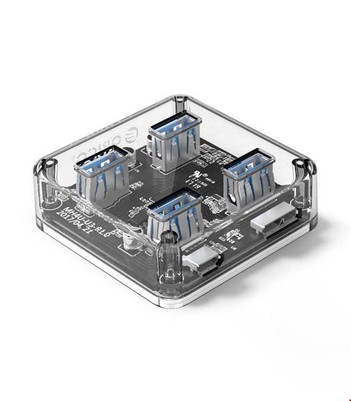 هاب ۴ پورت USB 3.0 شفاف ORICO MH4U-U3