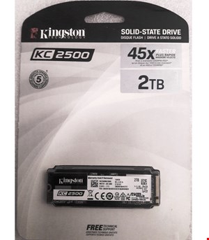 اس اس دی NVMe کینگستون مدل KC2500 ظرفیت 2 ترابایت