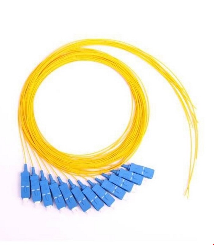 پیگتیل فیبرنوری SC-UPC پک 12 عددی 