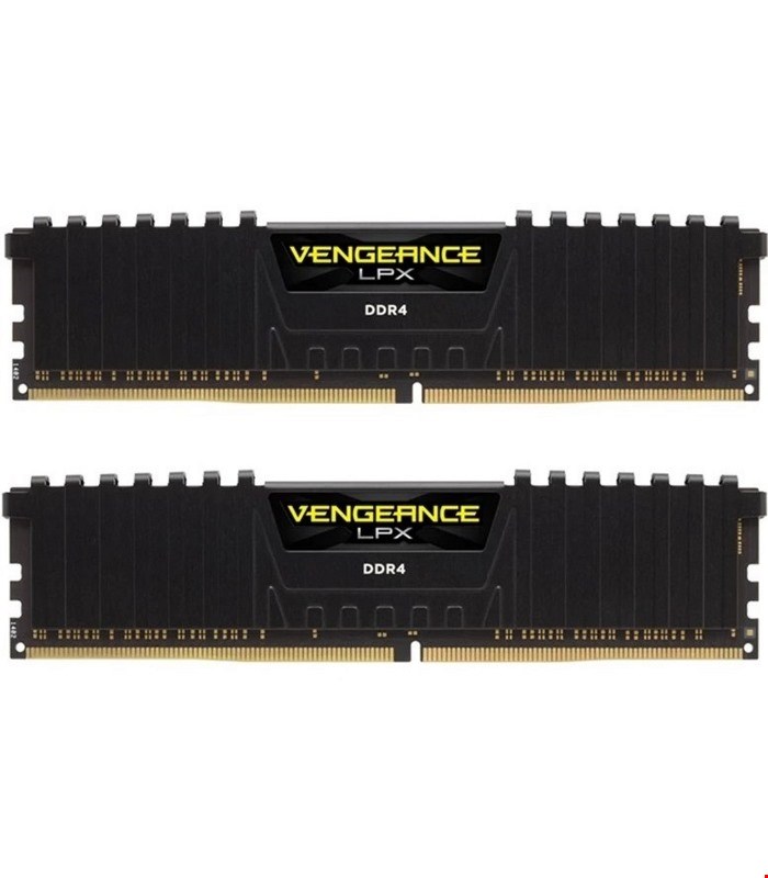 رم کامپیوتر کورسیر دو کاناله مدل VENGEANCE LPX فرکانس 2666 مگاهرتز DDR4 تایمینگ CL16 حافظه 16 گیگابایت (استوک)
