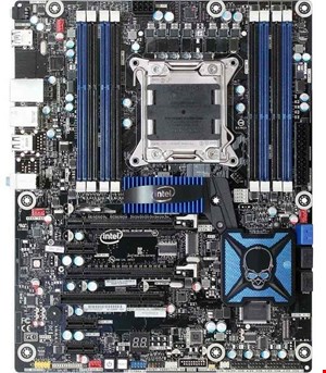 مادربورد حرفه ای DDR3 LGA2011 اینتل Intel DX79TO (استوک)به همراه CPU و رم و M2