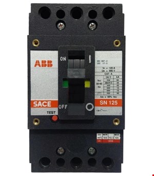 کليد اتوماتیک ABB سه پل 125 آمپر ظرفیت قطع 30KA (استوک)