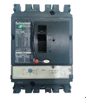 کلید اتوماتیک کمپکت 125 آمپر قابل تنظیم ،قدرت قطع 50KA اشنایدر سری NSX160N (استوک)