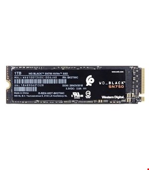 اس اس دی وسترن دیجیتال SSD WESTERN DIGITAL SN750 1TB BLACK NVME (استوک)